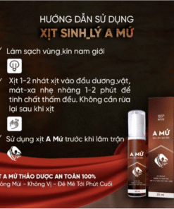 Alternative view of Chai Xịt A Mứ – Giải Pháp Kéo Dài Cuộc Yêu Dành Cho Nam Giới