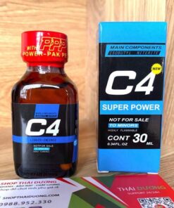 Chai Hít Kích Thích Popper C4 New Super Power 30ml Chính Hãng Mỹ USA
