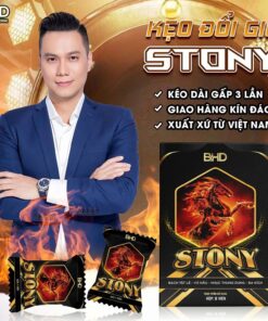 Kẹo Đổi Gió STONY Hỗ Trợ Tăng Cường Sinh Lý Nam Hộp 8 Viên