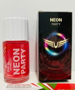 Tinh Dầu Popper PWD Neon Party Đỏ – Siêu Kích Thích, Chính Hãng 40ml Cho Cặp Đôi