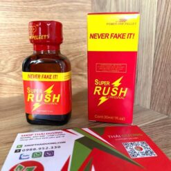 Tinh Dầu Popper Super Rush Red 30ml Đỏ – Chính Hãng USA, Kích Thích Mạnh, Tăng Hưng Phấn