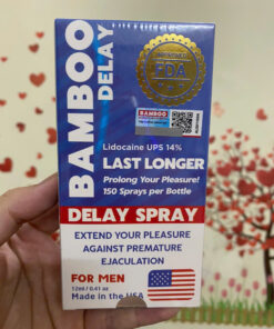 Xịt Bamboo Delay Spray USA, Chai 12ml chống xuất tinh sớm