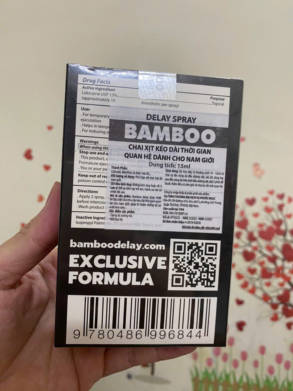 Xịt chống xuất tinh sớm Bamboo Delay Spray USA, Chai 12ml - Ảnh 4