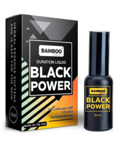 Chai xịt Bamboo Delay Black Power bí quyết kéo dài cuộc yêu