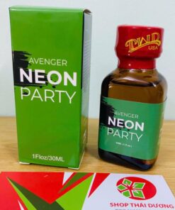 Tinh Dầu Popper Avenger Neon Party Xanh 30ml – Hít Là Phê, Kích Thích Tột Đỉnh