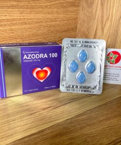Viên uống Adodra 100mg hỗ trợ kéo dài thời gian quan hệ, chống xuất tinh sớm hiệu quả - vỉ 4 viên