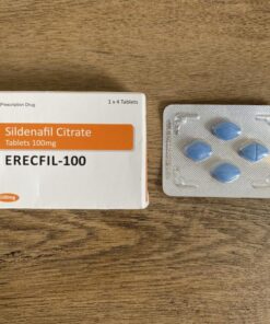 Viên Uống ERECFIL-100 Sildenafil Citrate Cường Dương kéo Dài Thời Gian Quan Hệ Cho Nam
