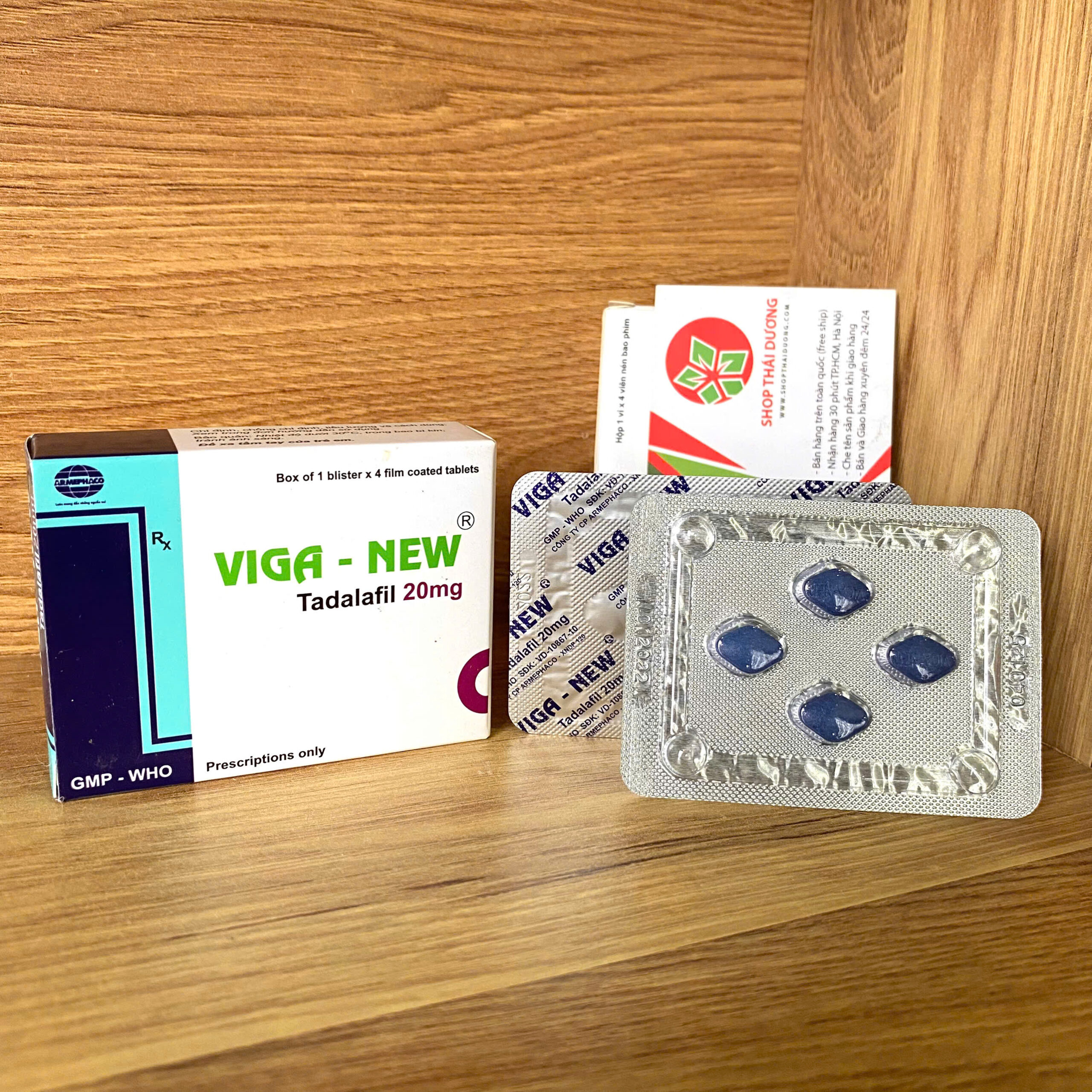 Viên Uống Cường Dương Viga 20mg Kéo Dài Quan Hệ Vỉ 4 Viên Cho Nam - Ảnh 3