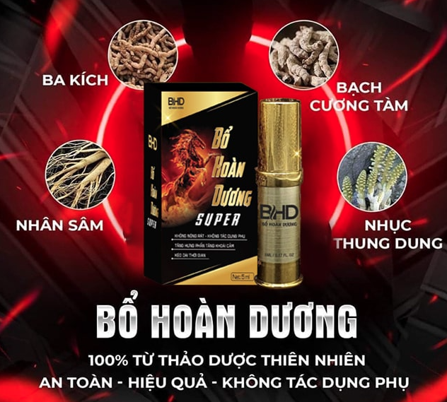 Chai Xịt Bổ Hoàn Dương Super BHD (5ml) - Ảnh 2