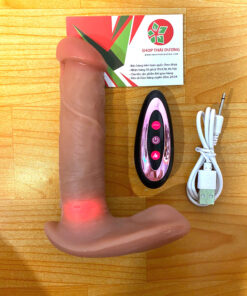 Alternative view of Quần Chip Rung Dương Vật Giả Rung Thụt Toả Nhiệt Màu Da 7 Chế Độ Thụt _ Điều Khiển Từ Xa Bằng Remote