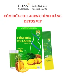 Alternative view of Cốm Dứa Collagen Detox Vip, Detox dứa bổ sung collagen, làm đẹp da, đẹp dáng, chống lão hoá da