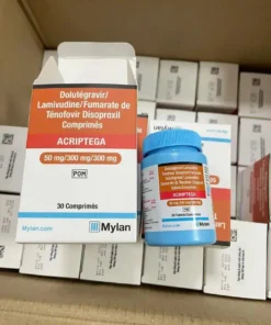 Viên Uống PEP72h-ARV ACRIPTEGA ngừa HIV sau QHTD và là ARV ức chế virut HIV 1 lọ 30 viên