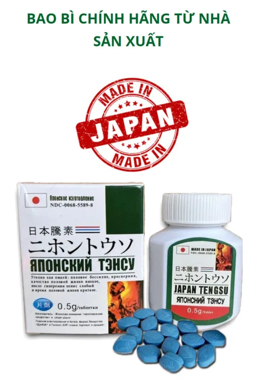 Thuốc Viên uống Tengsu Japan – Bản Chuẩn Nhật Chính Hãng, Tăng Cường Sinh Lý Nam, Hỗ Trợ Trị Xuất Tinh Sớm 21 tengsu6
