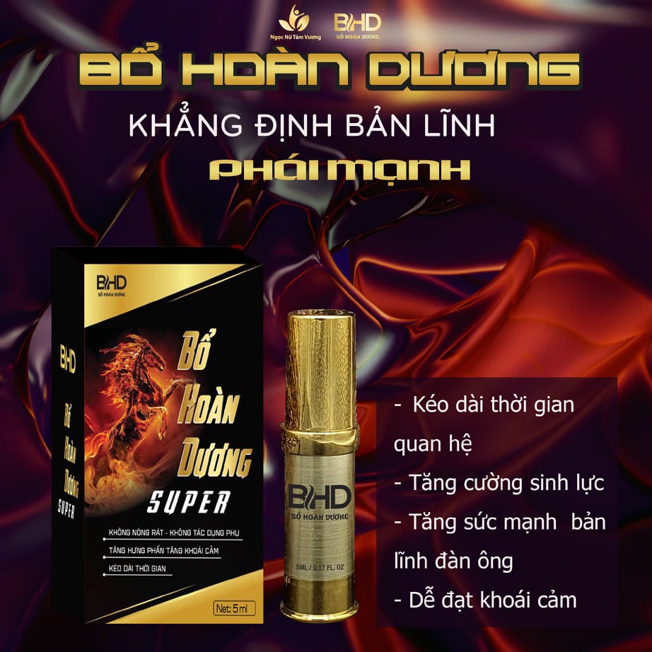 Chai Xịt Bổ Hoàn Dương Super BHD (5ml) - Ảnh 6