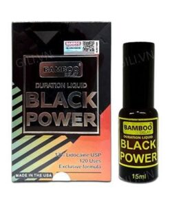Bamboo Delay Black Power - Xịt chống xuất tinh sớm cho nam từ Mỹ