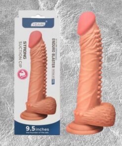 Dương vật giả dính tường có bìu Yeain 9.5 mềm mại, kích thích mạnh