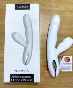 Alternative view of Dương Vật Giả Svakom Veromca – Máy Massage Rung Thụt, Bú Mút Âm Vật & Điểm G Cao Cấp