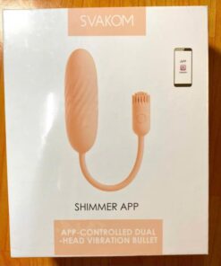 Trứng Rung Kép 2 Dầu Svacom Shimmer App Điều Khiển Từ Xa Bằng Ứng Dụng Điện Thoại