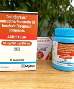 Viên Uống Phòng Nhiễm Hiv Acriptega Mylan - Hộp 30 viên