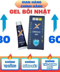 Kem Vip Nhật X-Cream hỗ trợ tăng cường sinh lý phái mạnh