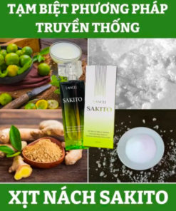 Chai Xịt Sakito Khử Mùi Hôi Nách Chính Hãng 9 xit nach sakito mau moi