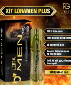 Chai Xịt Lora Men Plus Chống Xuất Tinh Sớm Chính Hãng