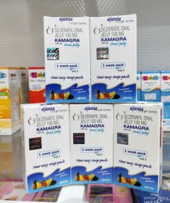 Alternative view of Thạch trái cây cường dương tăng cường sinh lý nam Kamagra Oral Jelly 100mg Hộp 7 Gói