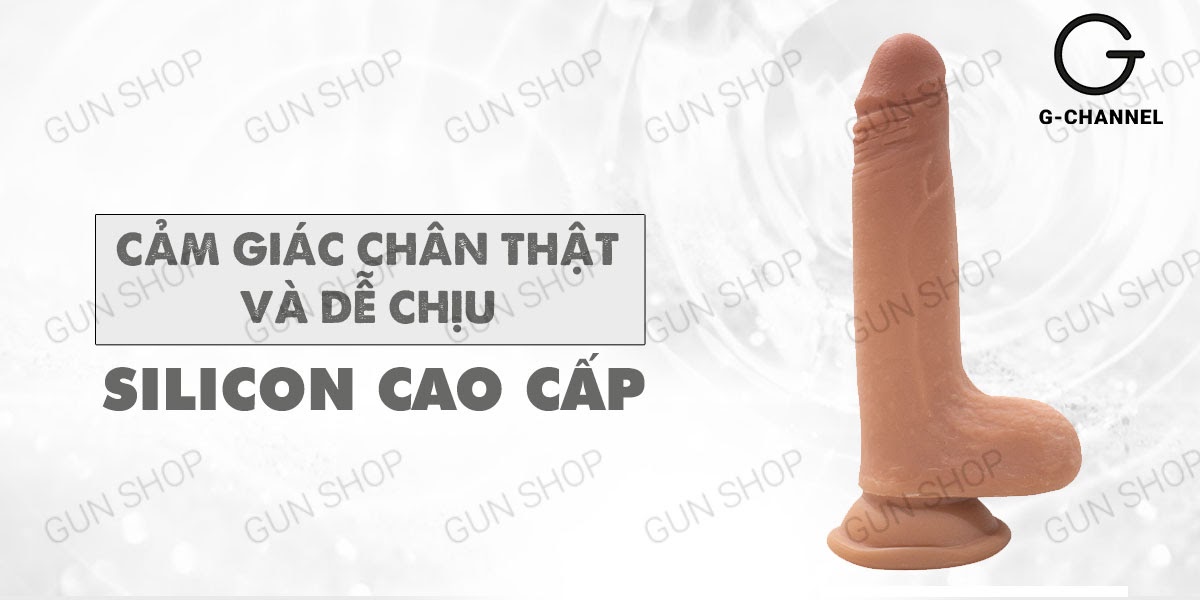 Dương vật giả dán tường mềm mại Skin Dong 7.0 siêu thực cực-Birdsexy 3 Dương vật giả dính tường siêu mềm - Lovetoy Sliding - Skin Dong 7