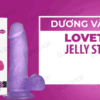 Lovetoy Jelly Studs dương vật giả dính tường siêu mềm, dễ dùng