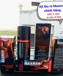 Chai Xịt Maxman Delay Spray tăng cường thời gian quan hệ