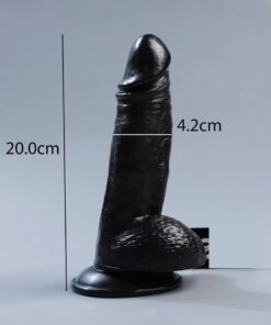 Dương vật giả chisa rubicon 7.9 inch màu đen giống thật gân guốc mạnh mẽ