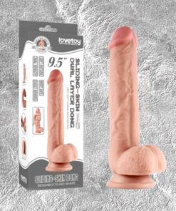 Dương vật giả si&ecirc;u mềm d&iacute;nh tường Skin Dong 9.5 cao cấp an-Birdsexy