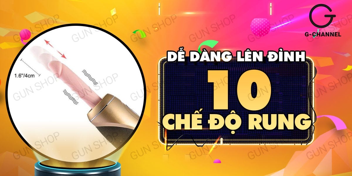 Dương vật giả xoay 360 độ dính tường tỏa nhiệt cực mạnh Stroking Man III-Birdsexy 3 Dương vật giả xoay 360 độ dính tường tỏa nhiệt cực mạnh Stroking Man III Gold