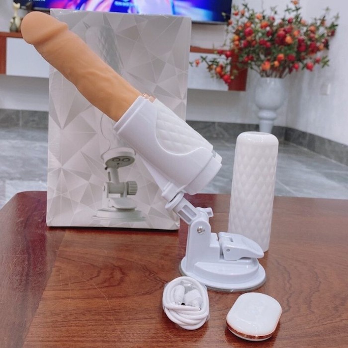 Dương vật giả gắn tường Diamond Love rung thụt máy thủ dâm điều khiển từ xa