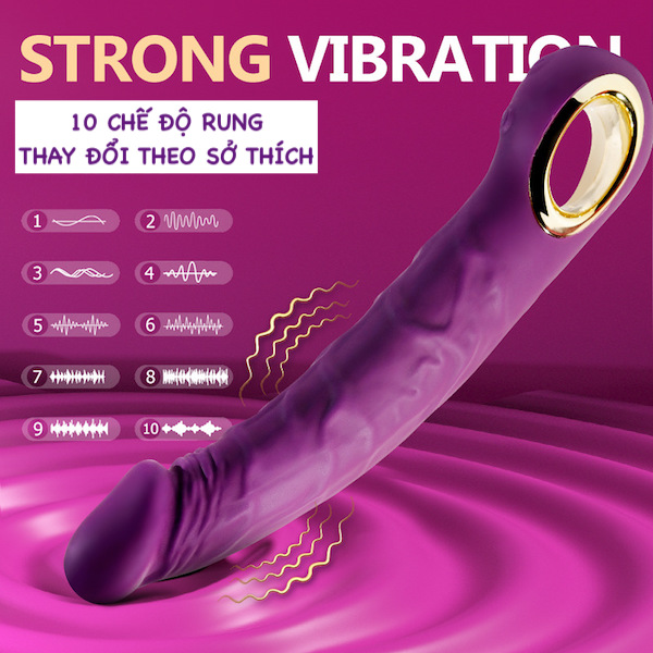 Dương vật giả Jump-O 10 chế độ rung kích thích điểm G an toàn - Birdsexyshop 8 Bỏ sỉ Dương vật giả Jump-O kích thích điểm G 10 chế độ rung nhập khẩu