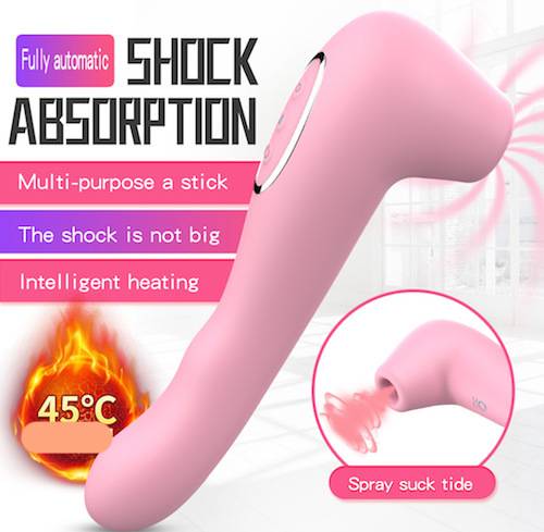 Máy bú mút 2 đầu chày rung toả nhiệt kích thích điểm G tăng khoái cảm - Birdsexyshop 4 Máy bú mút 2 đầu chày rung toả nhiệt kích thích điểm G tăng khoái cảm