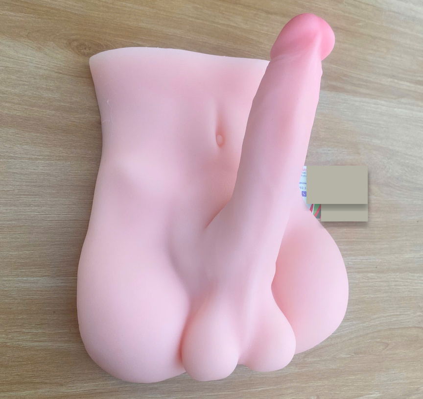 Mông Giả Nam Nguyên Khối 2.5kg Có Dương Vật Silicon 4cm Siêu Mềm Chân Thật
