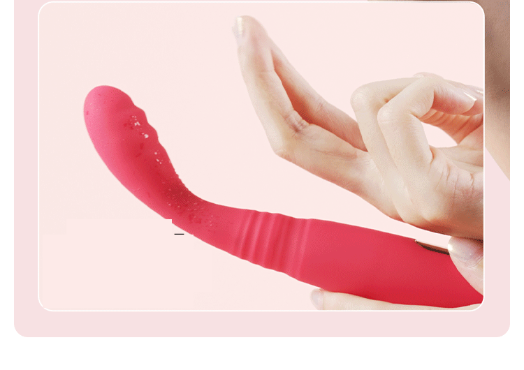 Máy rung thụt mini Svakom Cici II silicone mềm mịn cây rung móc massage điểm G