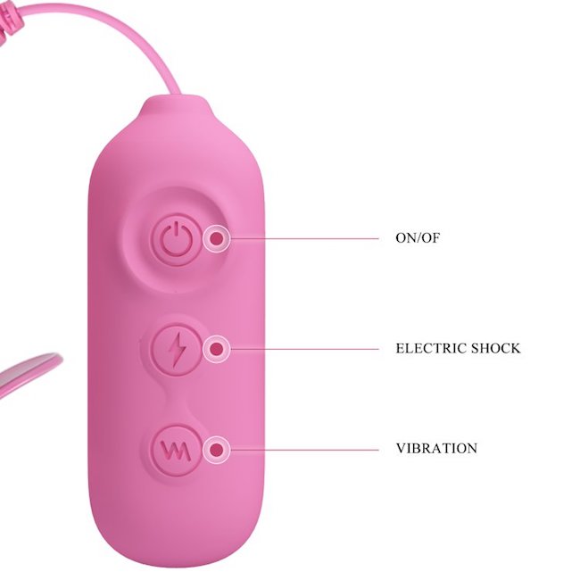 Kẹp ti kích điện PRETTY LOVE NIPPLE CLIP kích thích núm vú nhũ hoa