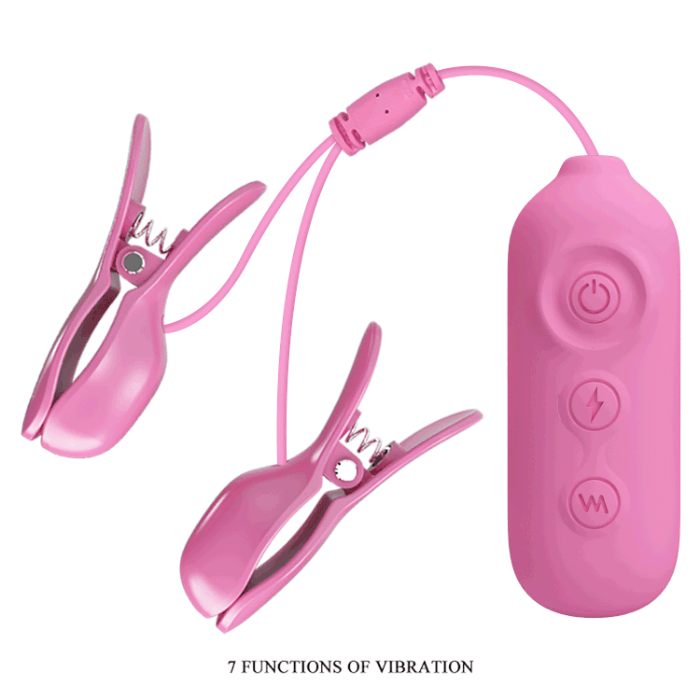 Kẹp ti kích điện PRETTY LOVE NIPPLE CLIP kích thích núm vú nhũ hoa