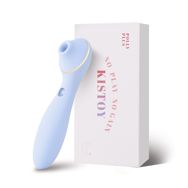 KISTOY POLLY PLUS máy massage vùng kín 2 đầu rung hút mạnh Kisstoy pollyplus