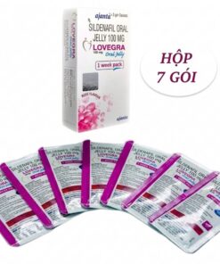 Thạch kích dục Lovegra Oral Jelly 100mg – Siro Tăng Ham Muốn Kích Thích Nữ Giới
