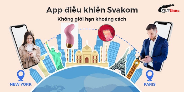Svakom Pulse Pure Máy Massage Âm Vật Điều Khiển Qua App Công Nghệ Sóng Âm